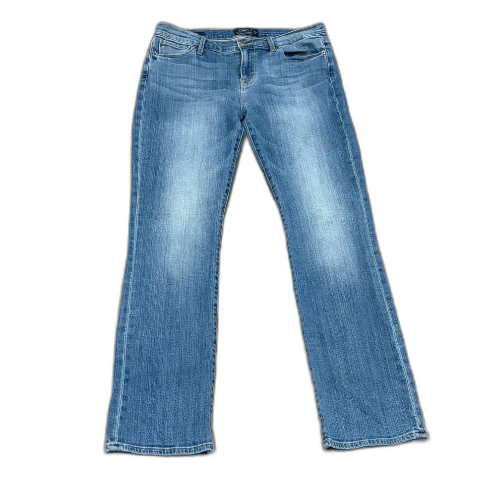 Lucky Brand Brooke Bootcut Blue Denim Jeans Size 14 / 32R Y2K Western Classic